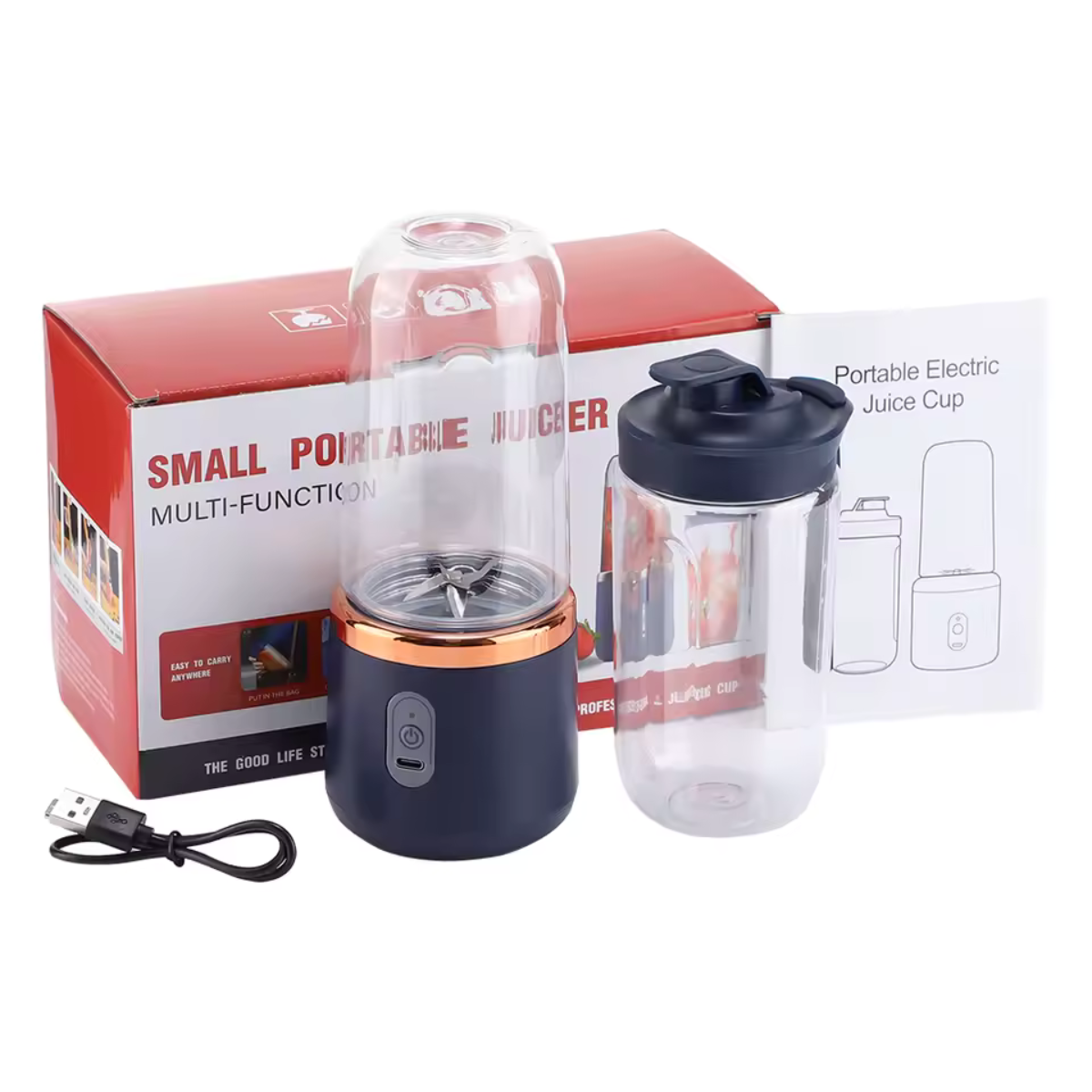 Mixeur portable à smoothie avec 2 gobelets